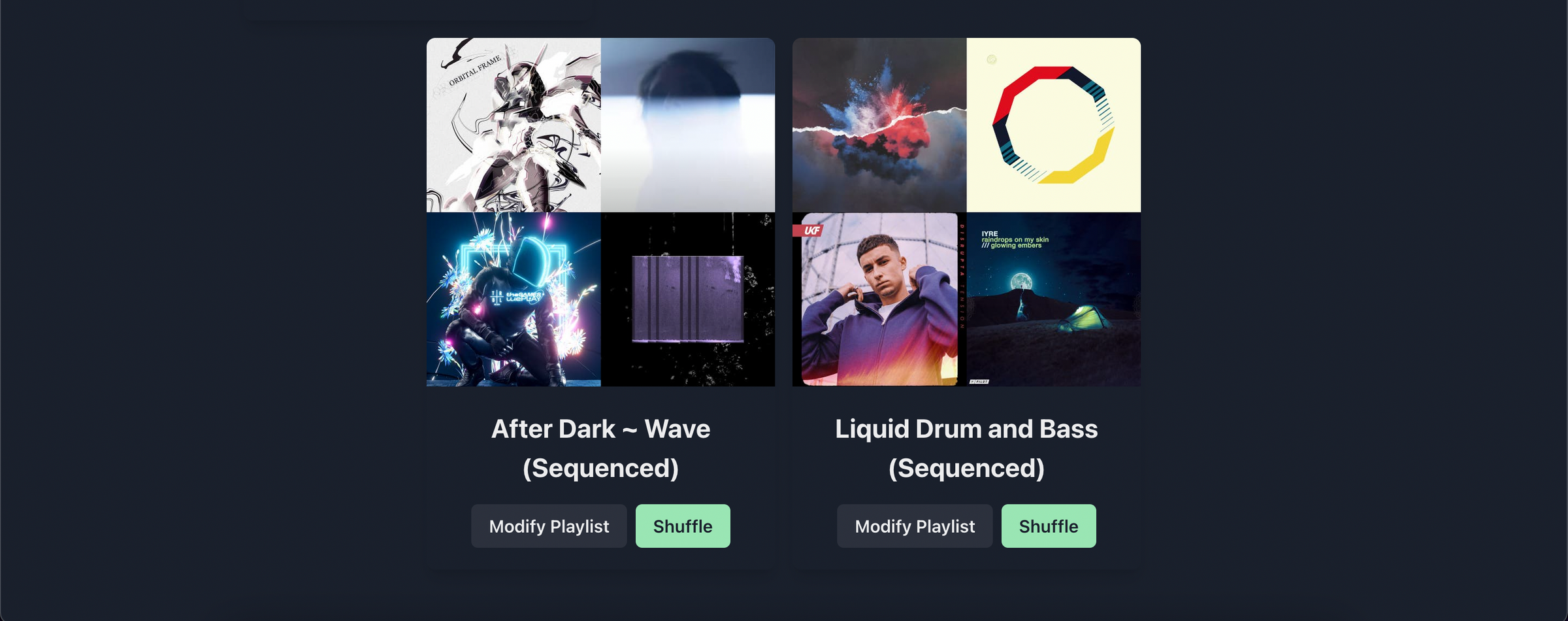 Sequenced Playlists